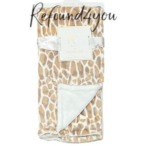 Rachel Zoe - ‘Giraffe’ Reversible Baby Blanket 30”x40” NWT. Firm unless bundled!